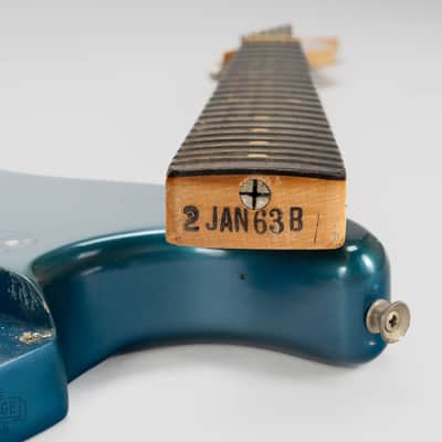 1963 Fender Stratocaster Lake Placid Blue image 3