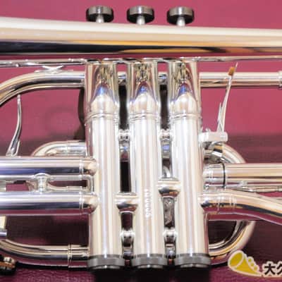 Brasspire Unicorn BPCT-B4S w/Black Nickel Trim (New) B♭Cornet image 12