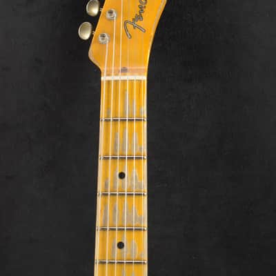 Mint Fender 1954 Telecaster Super Heavy Relic Super Faded Aged Nocaster Blonde 1-Piece Rift Sawn Maple Neck Fingerboard image 6