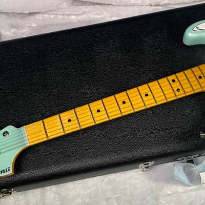 NEW! Fender Custom Shop Special Run '69 Stratocaster NOS Finish - Handwound P/U's - Surf Pearl - Reverse Matching Headstock - 7.9 lbs - Authorized Dealer - SUPER RARE! G07617 image 8