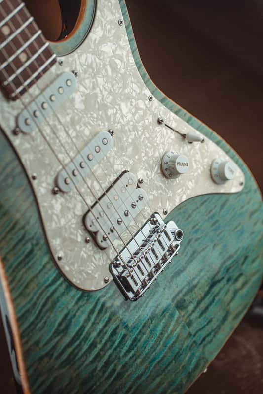 Suhr Standard Pro 2018 HSS - Bahama Blue Flame Maple | Reverb