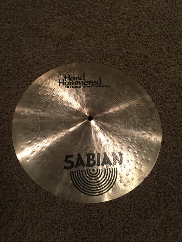 Sabian 16" HH Hand Hammered Extra Thin Crash Cymbal (1992 - 2007) image 1