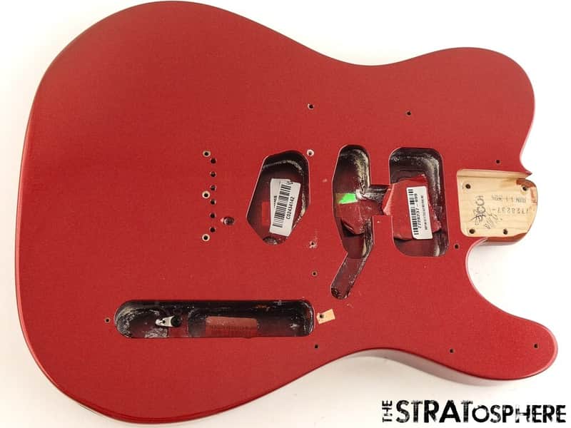 Fender American Ultra II Tele BODY, USA Telecaster USA Guitar Sinister Red image 1