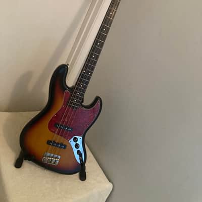Fender MIJ '62 REISSUE JAZZ BASS 1987-1988 - SUNBURST ROSEWOOD FINGERBOARD GREAT CLEAN BASS! image 2