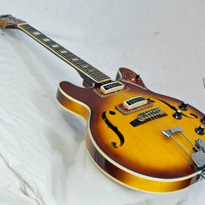 Aria 60’s Diamond ES335 style Hollow Body 50+ yr old Electric Guitar W/f-holes nice image 8