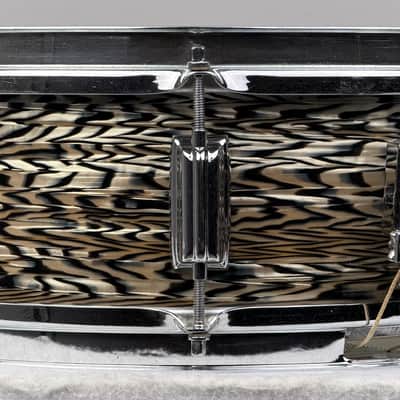 Rogers 5x14" Luxor Cleveland-Era Snare Drum - Black Onyx #7517 image 6