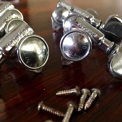 Grover Pat pend PAF rotomatic Milk Bottle Tuners Les Paul Es-335 Original Vintage 1960 chrome image 2