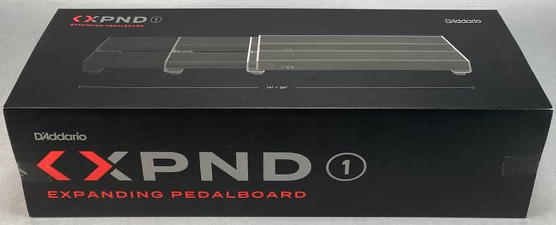 D'Addario XPND 1: Expanding Pedalboard; Black (2022 - Present) image 1