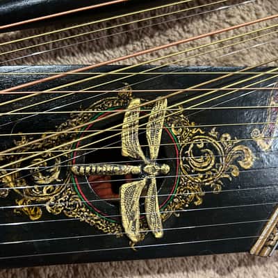 Harp-O-Chord Harp-zither 1899-1904 Black and gold image 3
