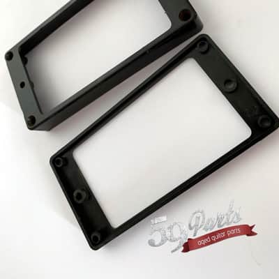 Hand aged Les Paul Pickup Rings CAB BLACK Gibson Les Paul Historic M69 rings, 59 Parts image 9