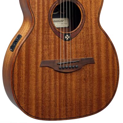 Lag TRAVEL-KAE Tramontane Acoustic Electric Travel Guitar. Khaya CLEARANCE image 2