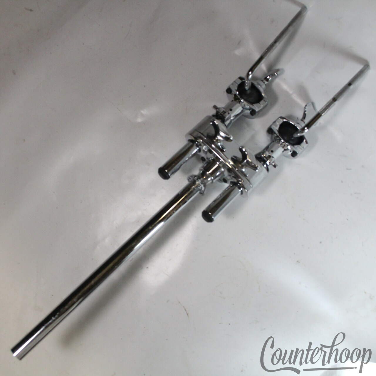 Gibraltar Double Tom Drum Mount 3/8"L-Arms Triple-Clamp-Cymbal Tube Receiver 7/8 — main photograph