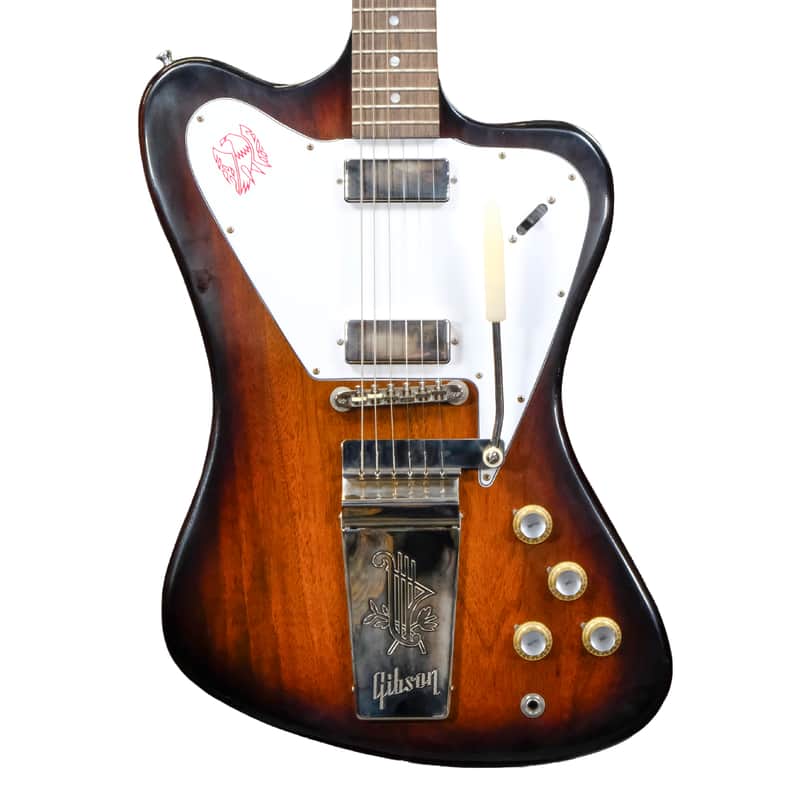 Gibson Custom Shop '65 Non-Reverse Firebird V Reissue with Maestro Vibrola 2021 - Present Vintage Sunburst VOS image 1