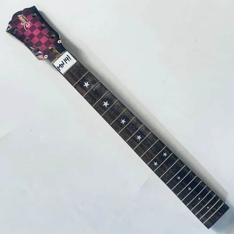 Purple Mini Guitar Maple Wood Neck, 22 Frets Rosewood Fingerboard image 1