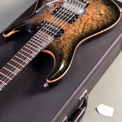 ESP Original Series Horizon FR CTM See Thru Black Burst image 17