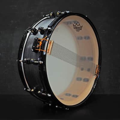 Pearl USED ​​MCCM1450S/B #1009 Music City Custom -USA Solid Maple Shell Snare Drums 14×5 [Raven Rally] image 5
