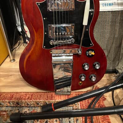 Upgraded, Modified & Distressed Gibson SG Special Faded with Rosewood Fretboard, Faded Worn Cherry w/HSC image 17