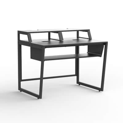 Wavebone Star Rover™ Studio Desk with Keyboard Tray - Black Finish image 5