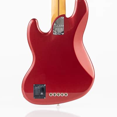 Fender American Ultra II Jazz Bass V with Maple Fretboard - Sinister Red image 6