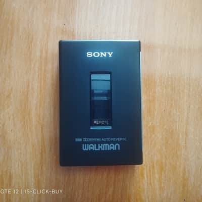 Sony WM 607 1989 - Sony Walkman Cassette player WM 607 black working image 1
