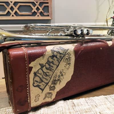 VINTAGE MARTIN BUSINE SCHENKELAAR LB Bb TRUMPET image 8