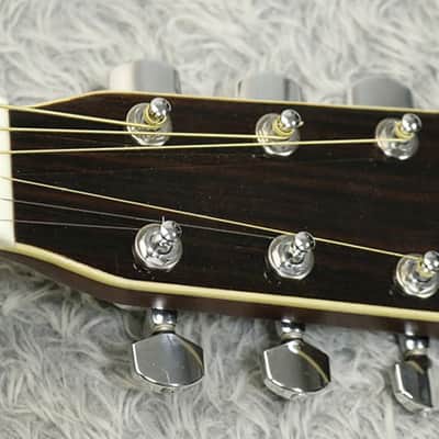 Rare Beautiful condition '80s made Vintage Acoustic Guitar MORRIS W-60 Solid Spruce Top w/Hardcase Made in Japan image 5