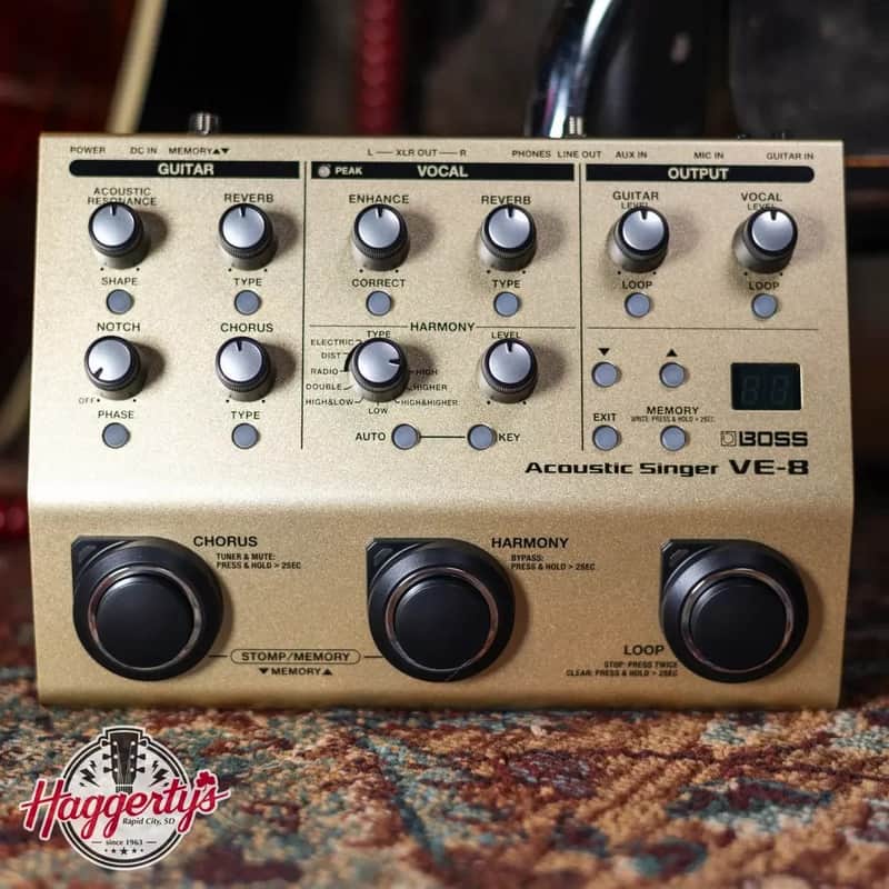 Boss VE-8 Acoustic Singer Pre-Amp | Reverb