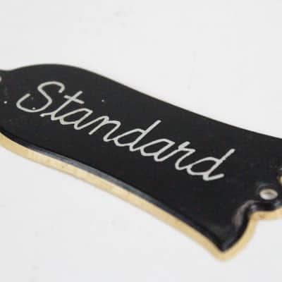 1974 Vintage 1970s Gibson Les Paul Standard Guitar Truss Rod Cover Left-Handed image 2