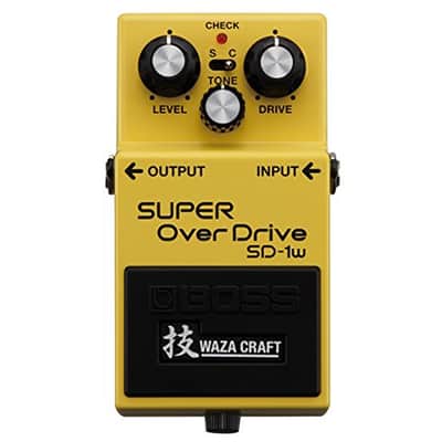 Boss SD-1W Super Overdrive Waza Craft Analog Pedal Bundle w/ Boss PSA-120S2 Power Supply image 2
