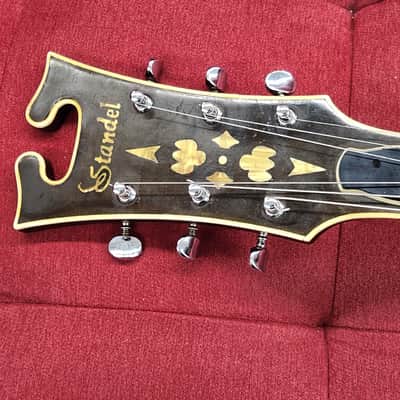 Standel 430-s 1960s - Sunburst rare semi hollow body guitar with csse image 16