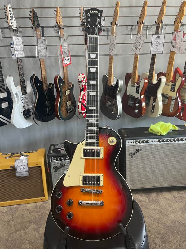 LyxPro Les Paul Style Single - Sunburst image 1