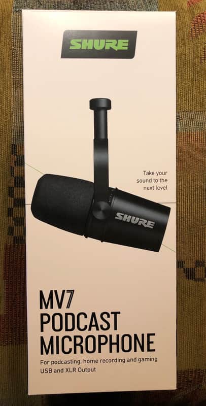 Shure Shure MV7-K Podcast Microphone - Black image 1