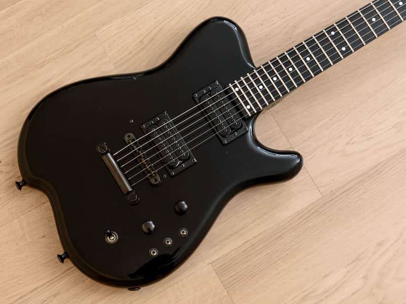 2000s Carvin H2 Allan Holdsworth Signature Model Electric Guitar Black w/ Case image 1