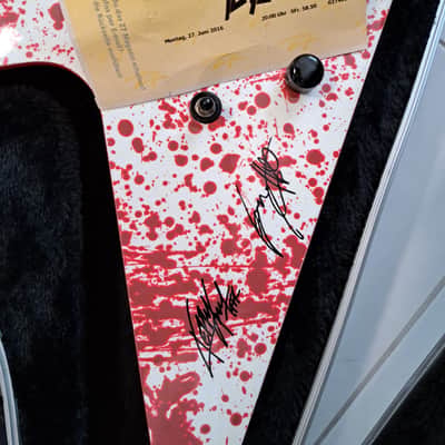 Schecter Signature Gary Holt V-1 FR 2014 2014 - Blood Splatter image 1