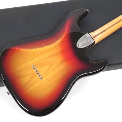 1975 Fender Stratocaster Left Handed - 7 1/4 Pounds! - Sunburst Finish - Rosewood Fingerboard - Original Case image 7