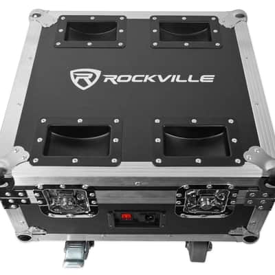 Rockville ROCKWEDGE PACKAGE WHITE 6) Battery Wireless Par Lights+Charging Case image 9