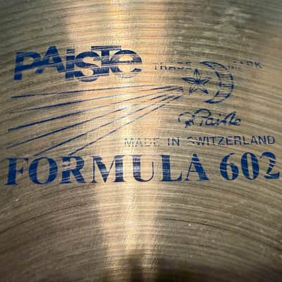 Vintage ‘83 Paiste 602 Blue Label 14” Heavy Hi Hat image 3