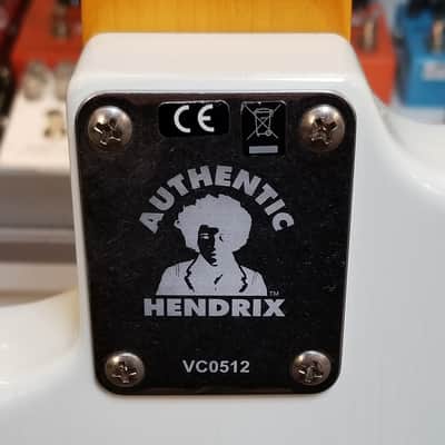 used 2018 Fender Custom Shop Jimi Hendrix Voodoo Child Strat Journeyman Relic in Olympic White, Excellent Condition with OHSC & Paperwork! stratocaster image 15