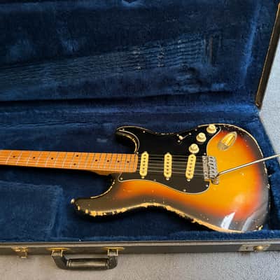 MJT Custom 1 Piece Alder Stratocaster with LH VegaTrem and Texas Specials image 4