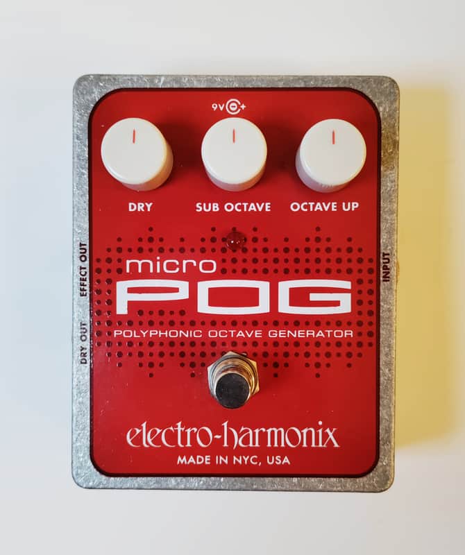 Electro-Harmonix Micro POG Polyphonic Octave Generator 2007 - Present - Red / Gray image 1