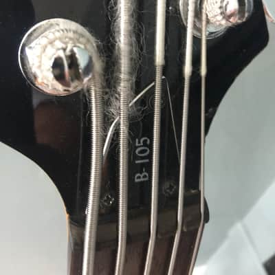 Washburn 5 string Force ABT with EMG pickups 1990 Black image 5