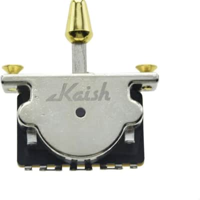 Heavy Duty 3 Way Guitar Pickup Lever Switch Pickup Selector Switch for Strat Tele with Plastic Gold Tip image 1