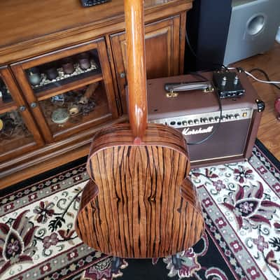 Breedlove Guitar Company SJ/E | Sitka Spruce top & Striped Ebony | Tumalo , Oregon, USA | Signed Larry Breedlove & Steve Henderson image 2