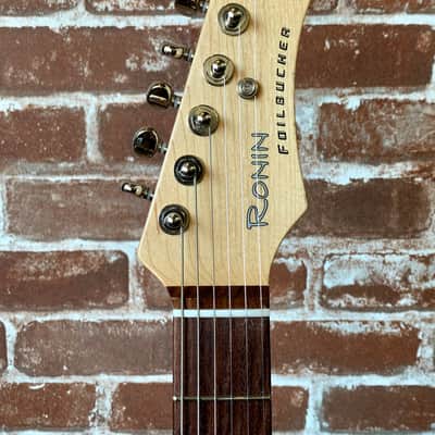 Ronin Foil Bucker Type-S 2020 Goldburst W/ Magic Button & Neck Coil Tap. Upgraded Swamp Ash Body NEW (Authorized Dealer) image 13