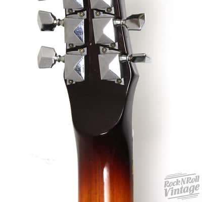 1960's Conrad Violin Shaped Guitar Sunburst image 6