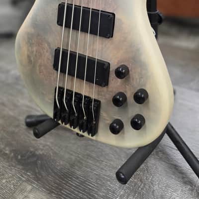 AIO S8-5 5-String Bass Guitar - White Burst GS-056 image 5