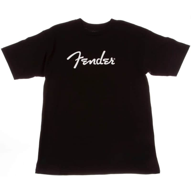 Fender T-Shirt - Spaghetti Logo / Black - SMALL image 1