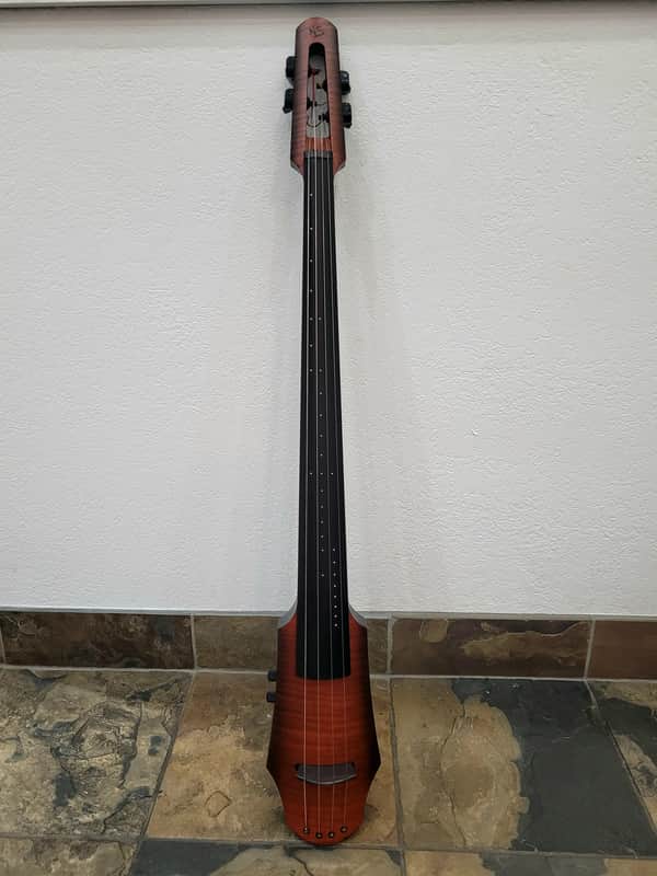 NS NXT Electric Cello - Flamed Maple Sunburst image 1