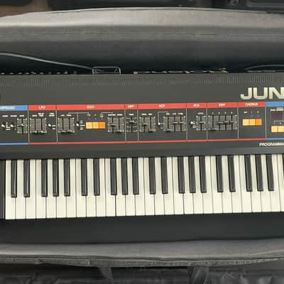 Roland Juno-60 Vintage Analog Synthesizer with Soft Case image 10