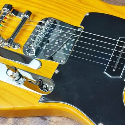 MyDream Partcaster Custom Built - Ash Butterscotch Bigsby Charlie Christian image 1